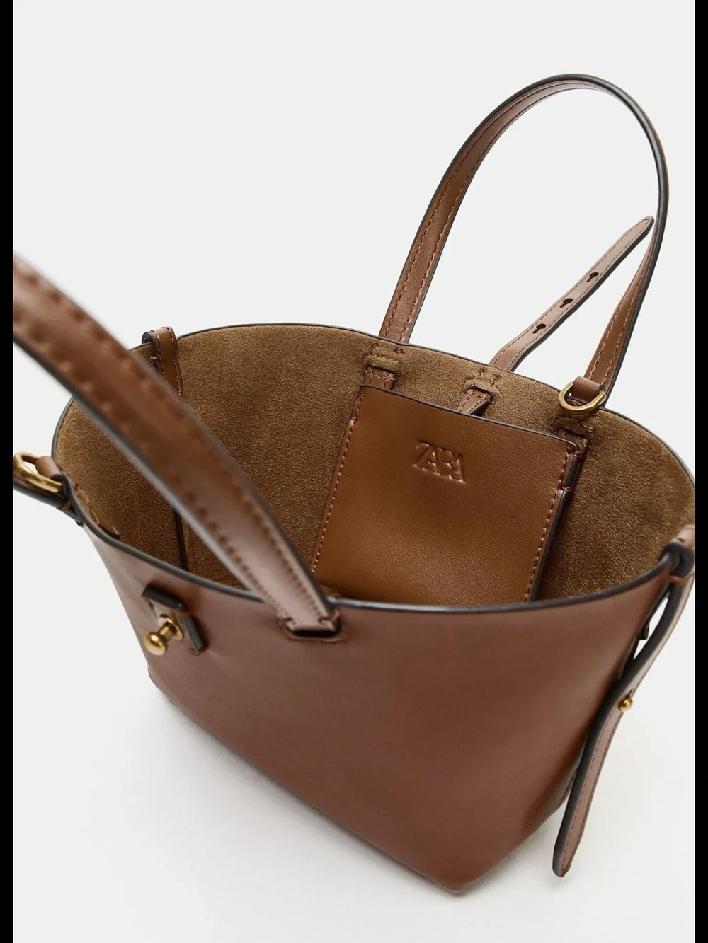 ZARA Mini Basket Shopper NWT ❗️